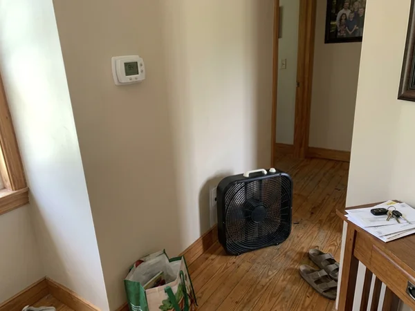 Thermostat reading 84 degrees in a warm home with the AC not cooling
